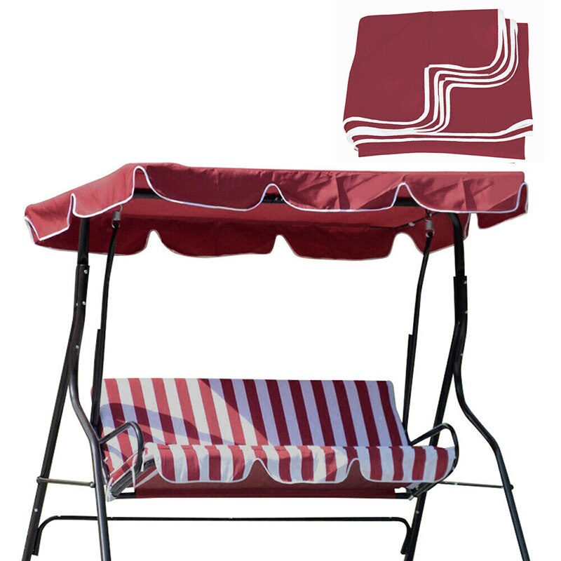 Canopée de remplacement, balançoire d&#39;extérieur pour cour de jardin, hamac d&#39;été imperméable: Red 3-4 people