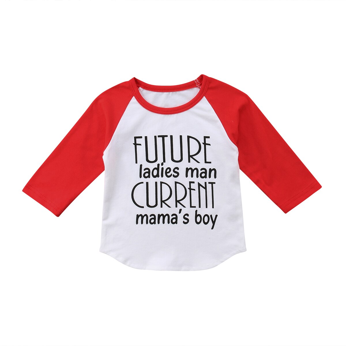 Newborn Kids Baby Boy Spring Summer Casual Long Sleeve T-shirt Soft Cotton Graphic Letter Tee Tops