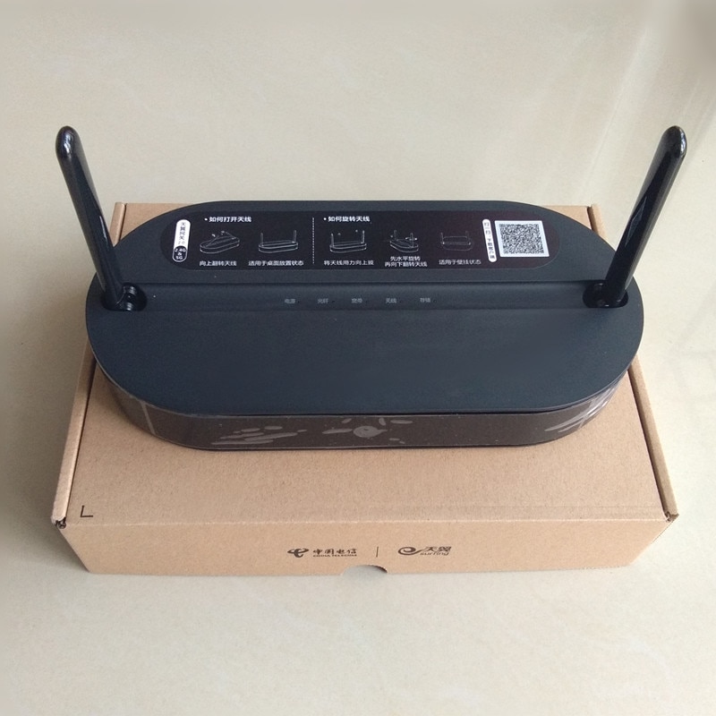 Model Originele Hua Wei Gpon HS8145V Router Met 4GE + Wifi Dual Band 2.4G & 5G Ont onu