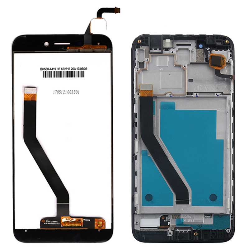 Pantalla de 5,0 ''para Huawei Honor 6A DLI-L22 DLI-TL20 DLI-AL10 pantalla LCD MONTAJE DE digitalizador con pantalla táctil con reemplazo de Marco