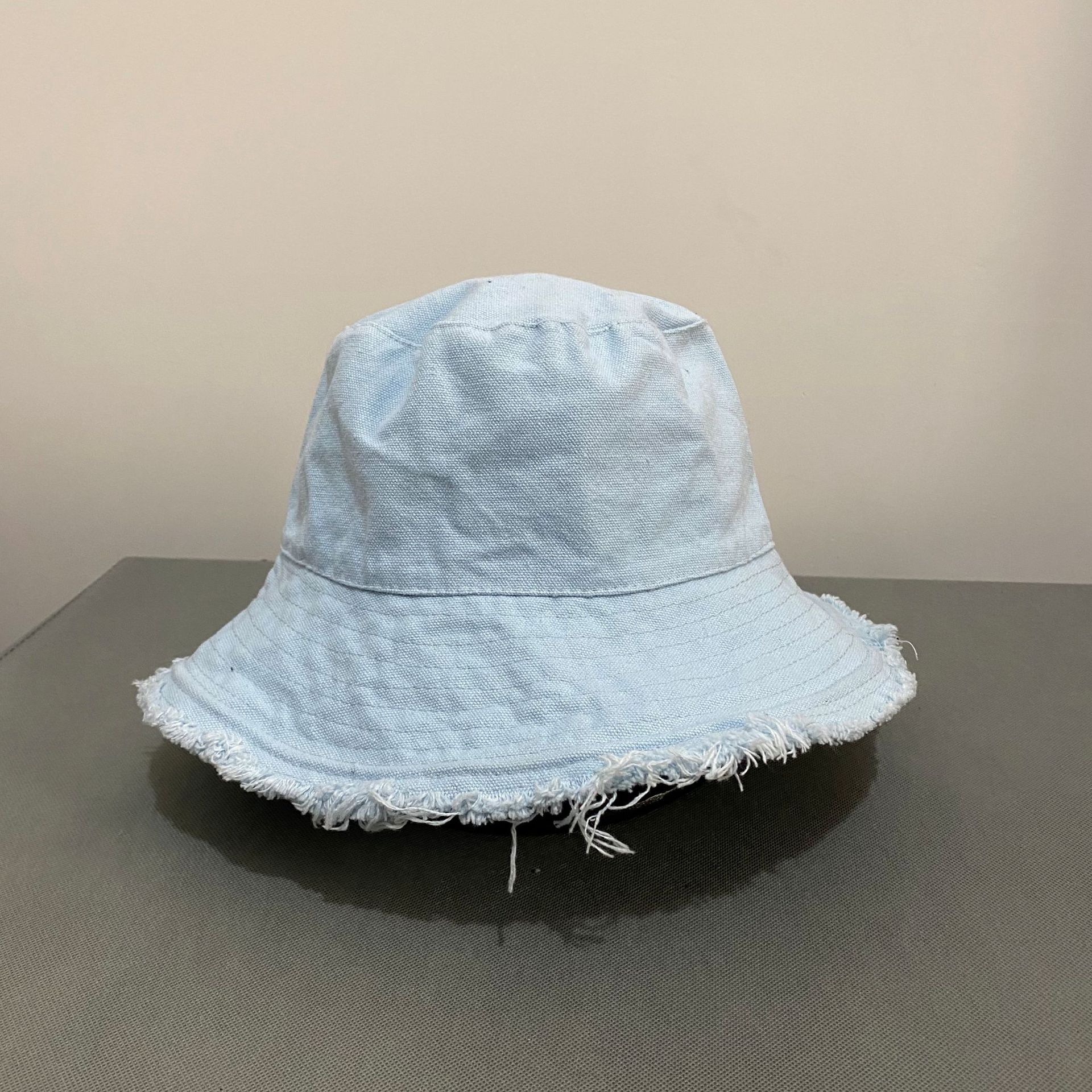 2024 Gewassen Denim Emmer Hoed Vrouwen Vissershoed Emmer Hoed Unisex Bob Caps Hip Hop Gorros Mannen Winddicht Emmer hoed Outdoor: Paars