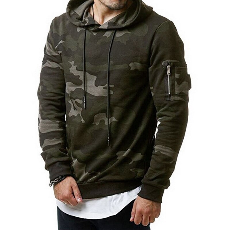 Vertvie camouflage hoodies herr sweatshirt herr camo hoody hip höst vinter hoodie herrkläder