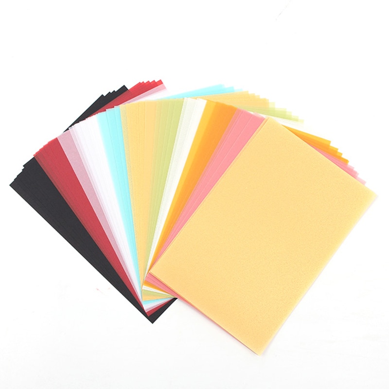 50 Stuks 15X10 Cm Gekleurde Doorschijnende Tracing Papers Voor Diy Kaartmaken