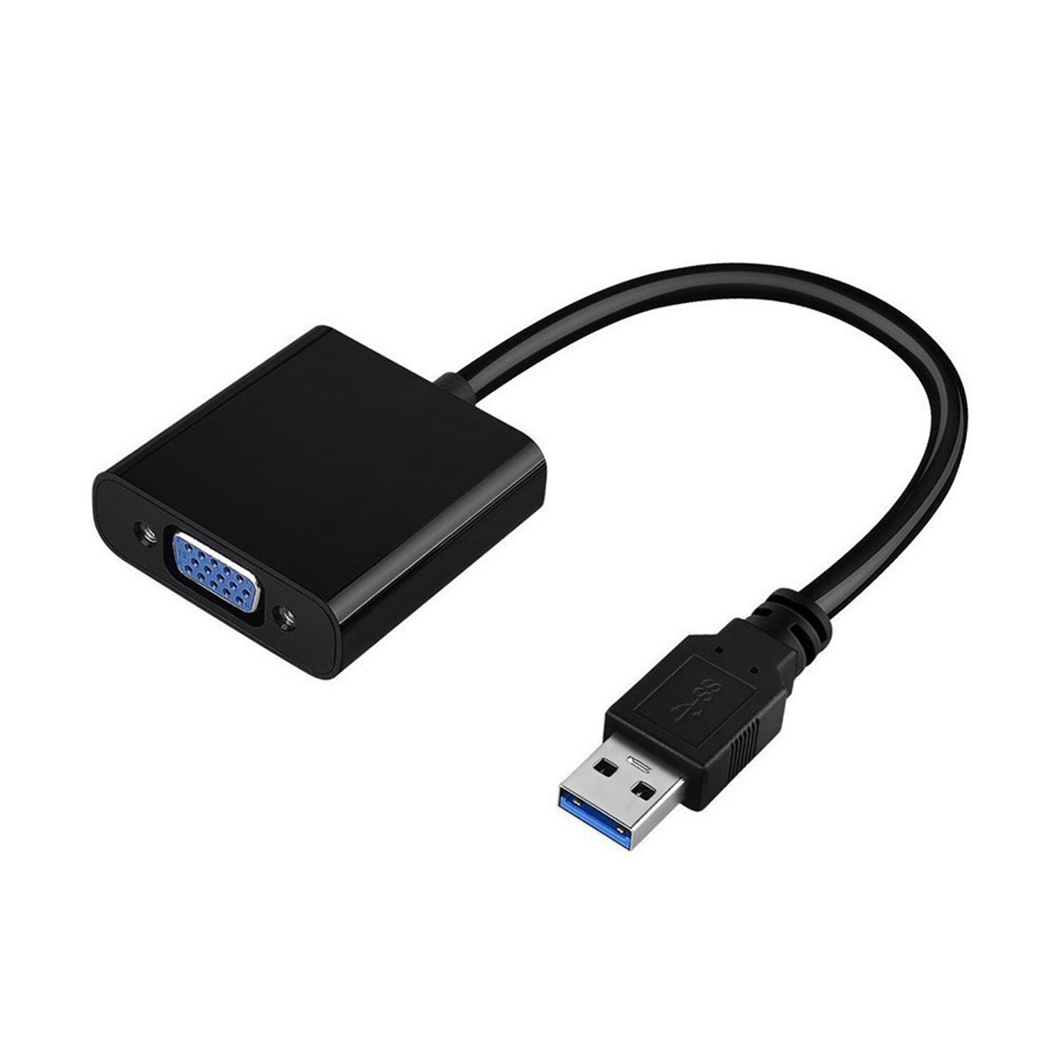 Premium USB 3.0 naar VGA Adapter Converter, full HD Externe Videokaart Multi Monitor Adapter USB naar VGA Adapter Converter Suppo