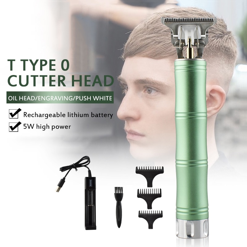 Electric Pro T-outliner Cordless Trimmer Wireless Portable Hair Clipper Men's Electric Hair Clippers Cordless Clip Clipper