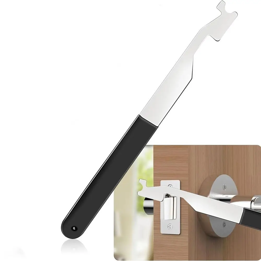 Firefighter Tool Spring Steel Firefighting Tool with Rubber Handle Multi Purpose Leverage Tool for Firefighters Pry Opening Tool: indigo
