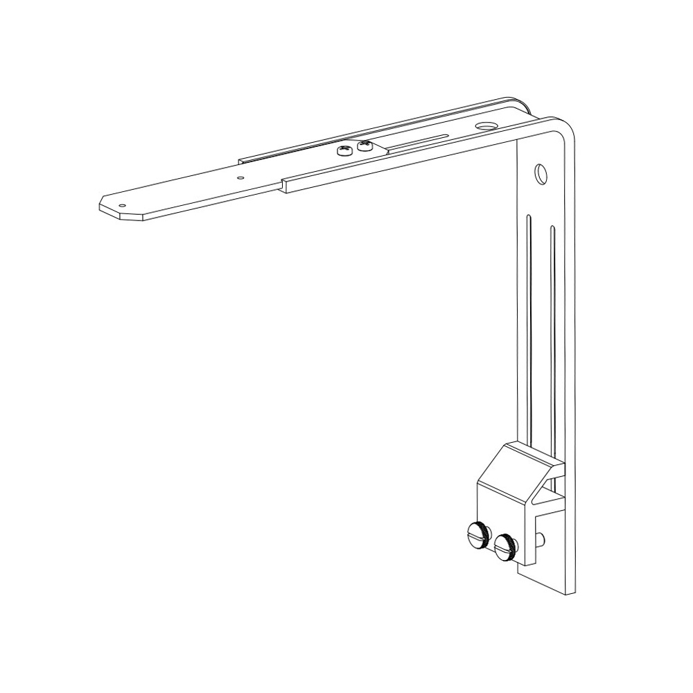 Aluminium halterung Marine Light verwenden verstellbaren Arm für DIY gemacht Aquarium Light Hydra 52