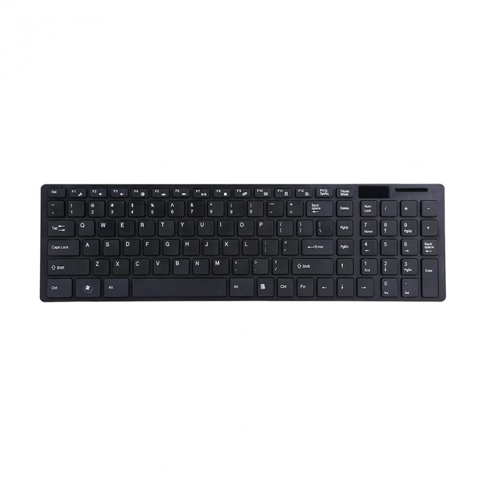 2.4G Slim Optical Wireless Keyboard and Ultra-Thin Mouse Mice USB Receiver Combo Kit for PC Computer