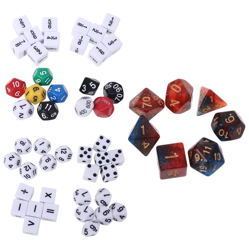 Addition Subtraction Multiplication Division Symbol Dice Baby Math Teaching Prop XXUF