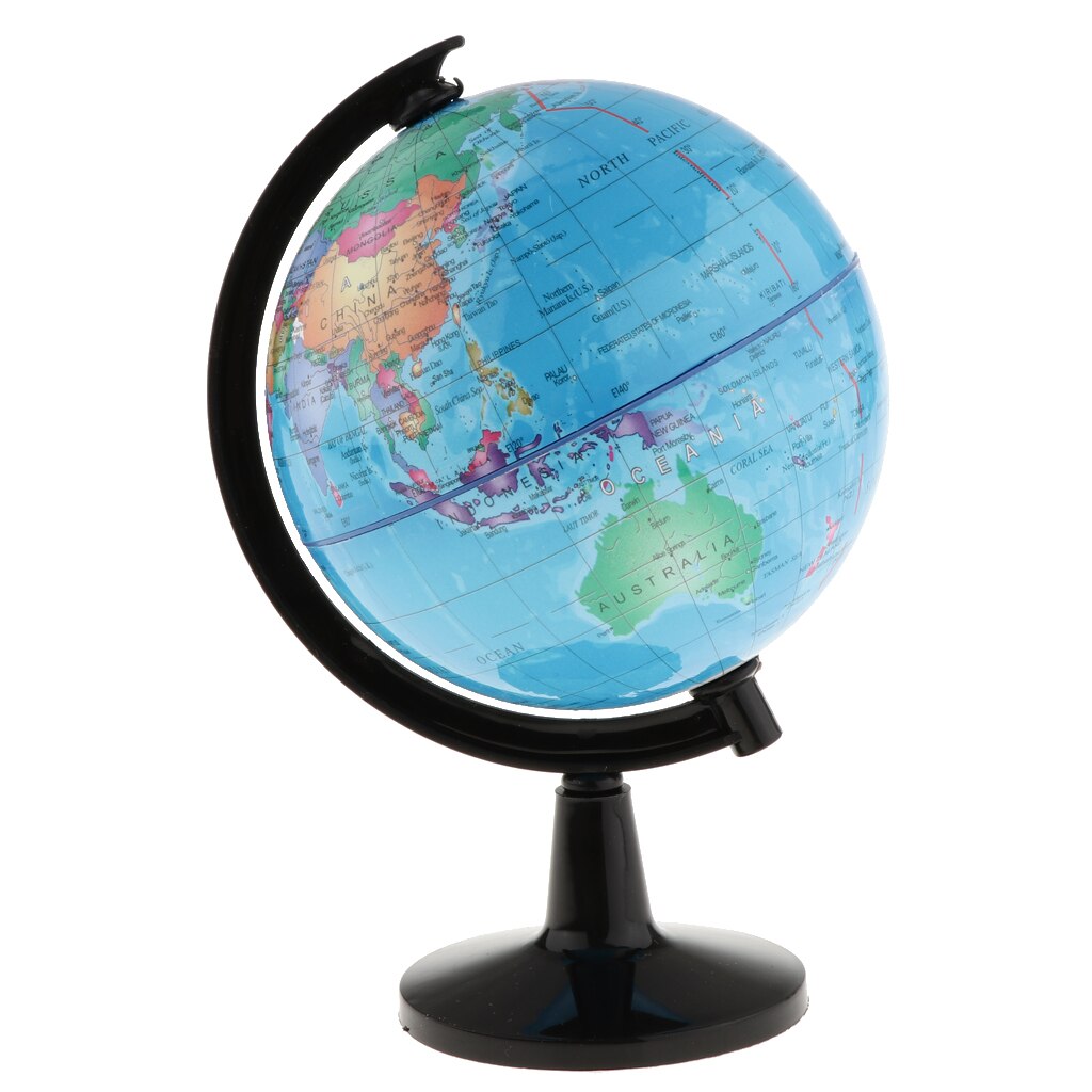 Wereldbol Voor Thuis Bureau Decoratie Geografie Educatief Speelgoed 16Cm Hoogte