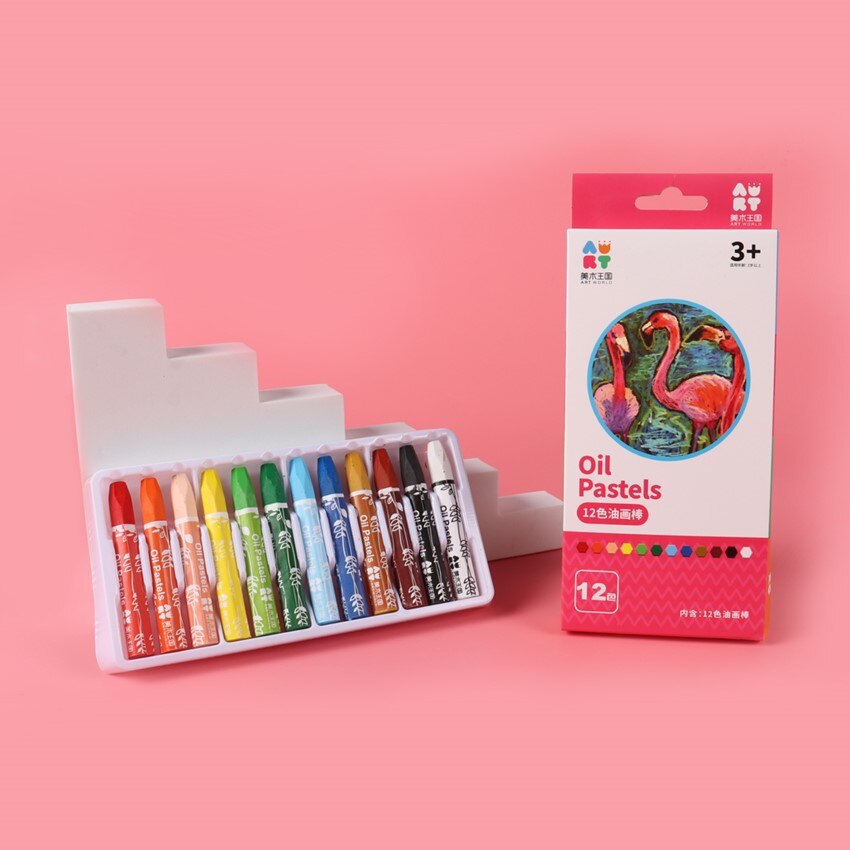 Oil Pastels drawing pencils set rotative pencils oil paint art set for artist kids pastel paint draw sketch portrait set