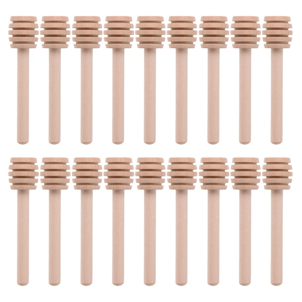 Varillas de madera para agitar miel, 25 piezas, palitos de miel