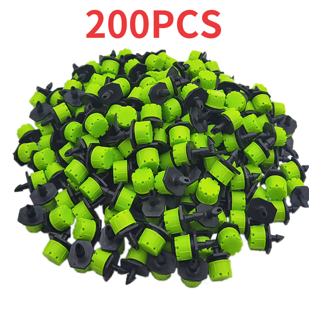 oasi 30-800X giardino 4/7MM micro ugello regolabile sistema di irrigazione a goccia 1/4 ''irrigatore anti-intasamento emettitore gocciolatore