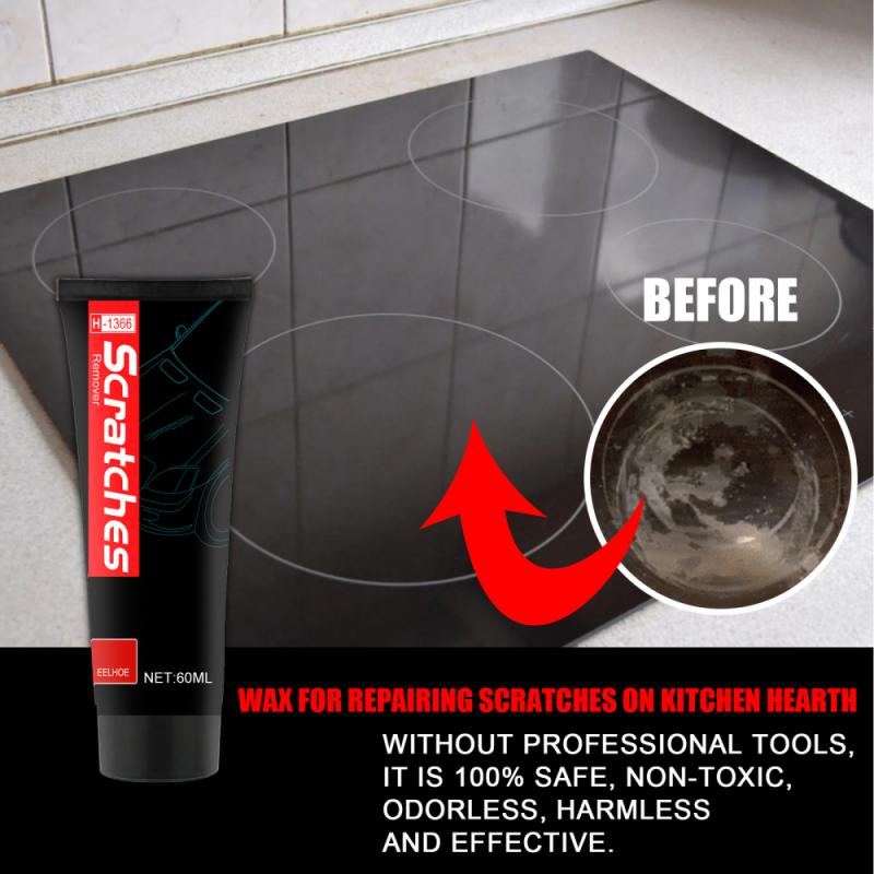 60ml Kitchen Stove Scratch Repair Wax Stove Scratch Remover Household Repair Agent Remove Stains Grease Clean Scratch Repair Wax