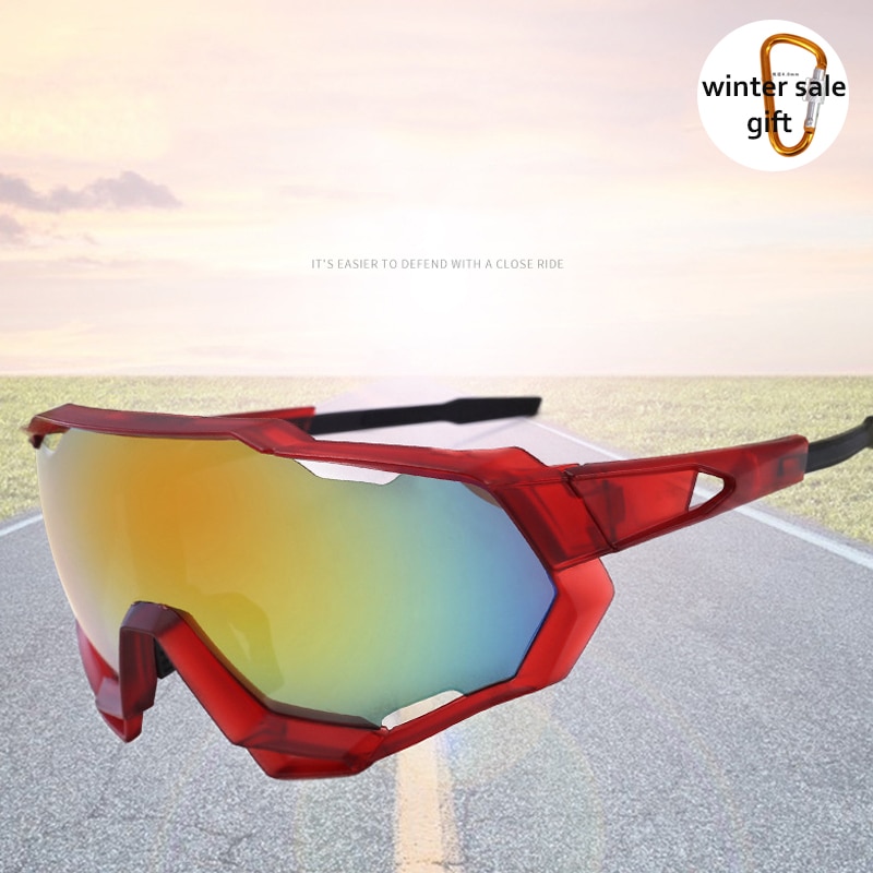 Gafas de ciclismo para hombres gafas de sol de ciclismo coloridas a prueba de viento UV400 gafas de bloqueo ciclismo para ciclismo al aire libre