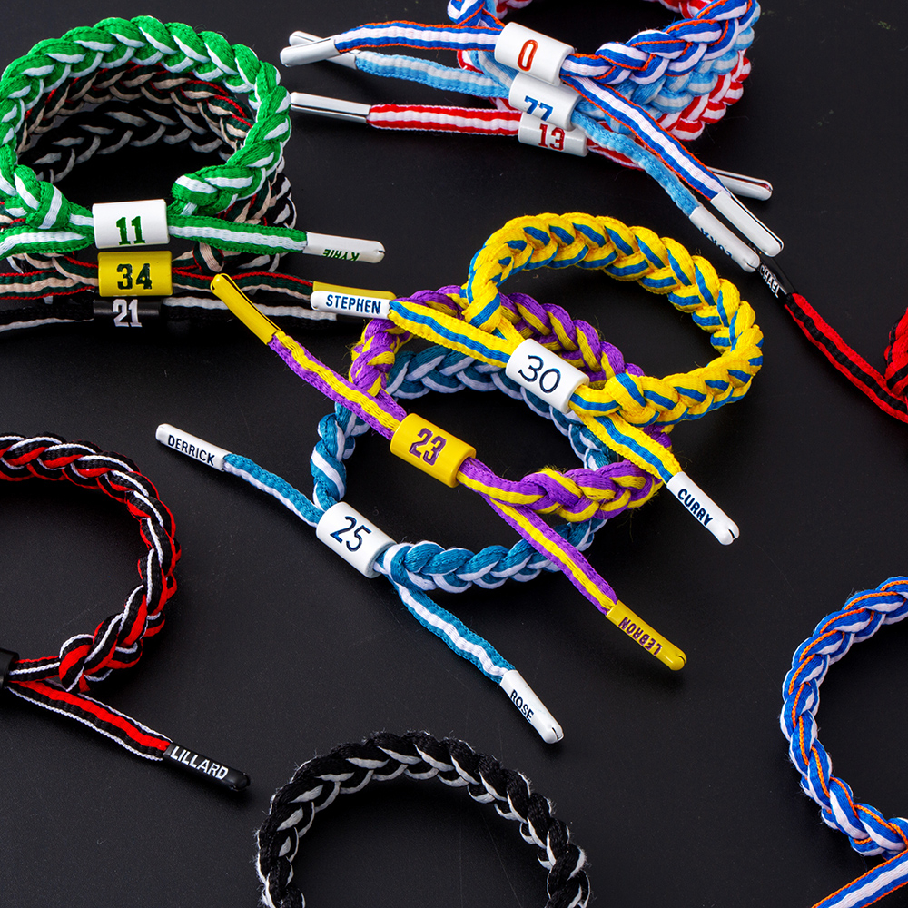 Basketball Player Number Braided Rope Bracelet Baseball Football Volleyball Sport Bangles for Men Adjustable Wristbands