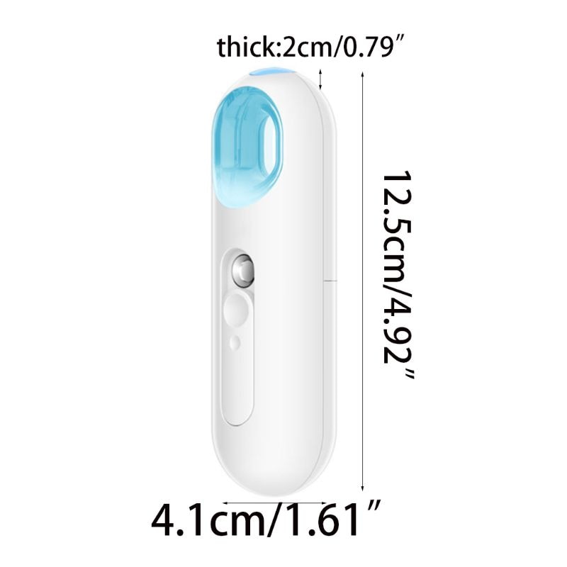 Mini botella de Spray Nano Mister, vaporizador Facial hidratante ultrasónico de mano, portátil, funciona con batería, 22ML, 22ML