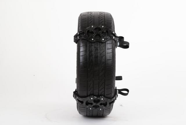 Cadenas de nieve de plástico para neumáticos, cadenas de nieve para ruedas de coche, cadena de protección para neumáticos de invierno, seguridad vial para automóviles, 4 Uds.
