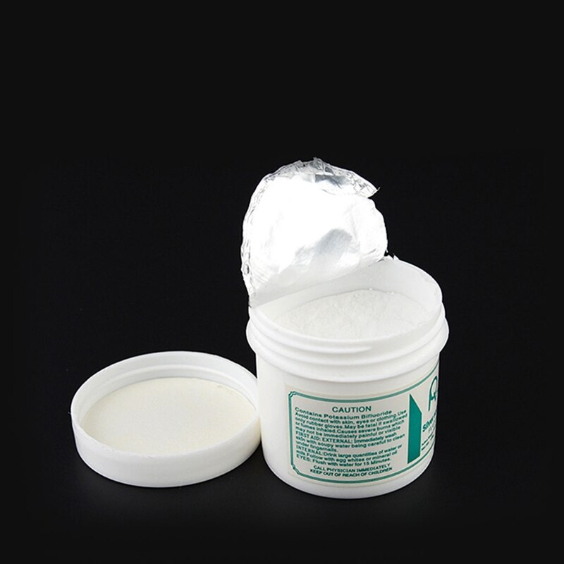 Flujo de pasta de soldadura, latón plateado, polvo para soldar para soldadura de cobre y aluminio, 100g