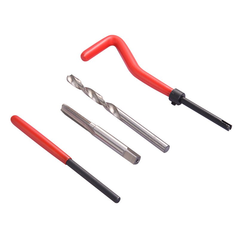 25 Pcs M6X1.0 Auto Engine Block Restoring Damaged Thread Repair Tool Kit Set HX3101-B