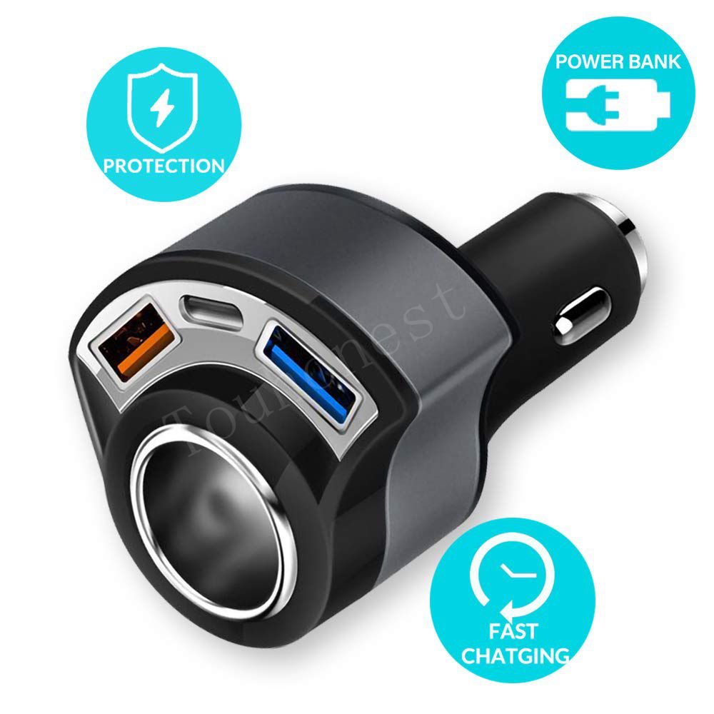 Quick Car Charger Usb Type C Lader Mini Qc 3.0 Usb Adapter Plug Fast Charger Voor Iphone Samsung Xiaomi Mobiele auto Usb Lader