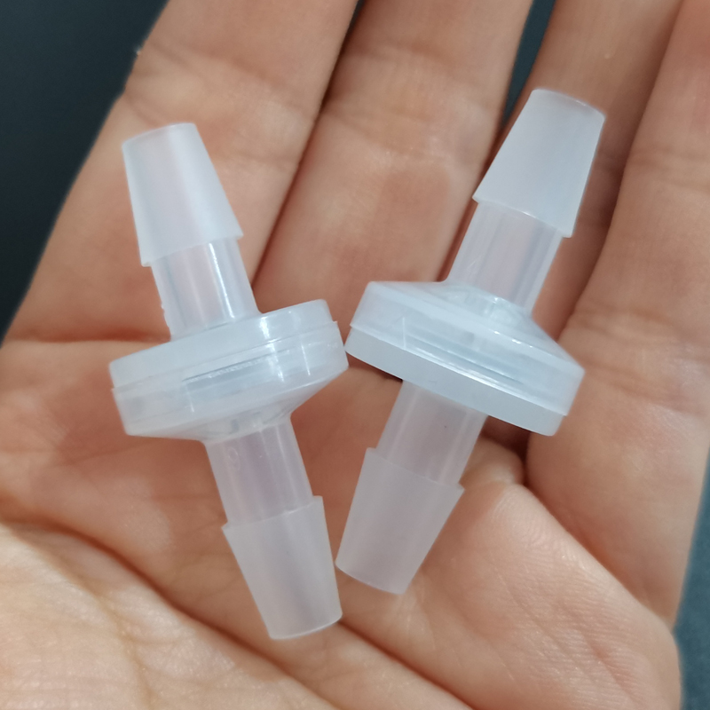 Válvula de retención de plástico PP de 1/8 "3/16" 1/4 "válvula sin retorno/válvula unidireccional para Gas, aire, líquido, agua, válvula de fluidos, baja presión de apertura
