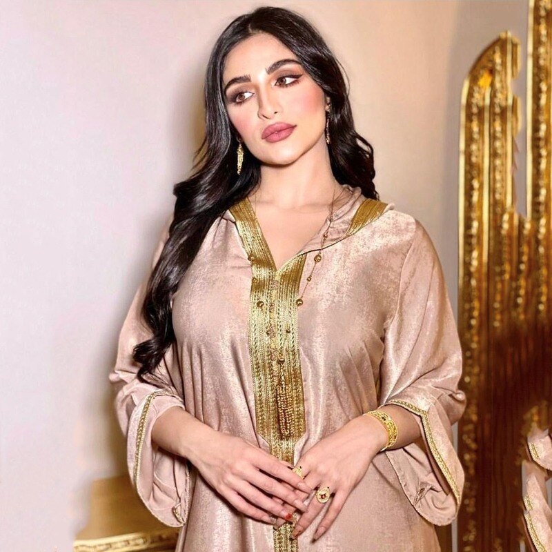 Dubai arabialainen muslimi abaya syksy talvi flanellimekko naisille marokkolainen kaftan -hupullinen turkki turkkilainen islamilainen jalabiya