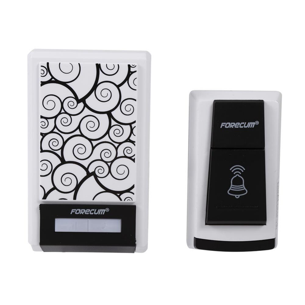 Wireless Doorbells Unique Pattern Door Bell W/ 1 Receiver/2 Receivers Waterproof Doorbell For Home Office 36 Tunes
