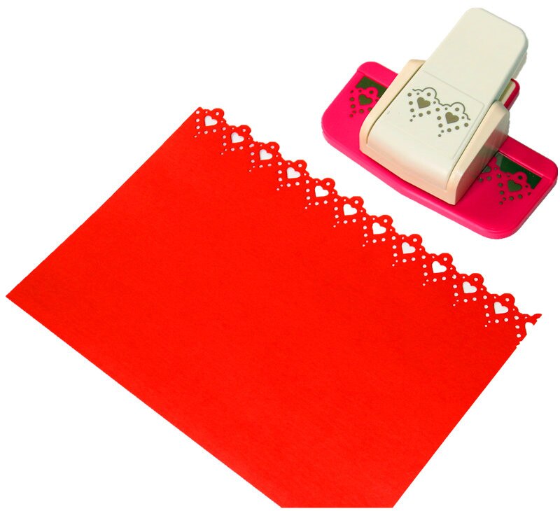 CADY Craft Punch Success Tools Edger Punch, Scroll Pattern,Extra Large,Tools Edge Paper Punch (8722-5): Gold