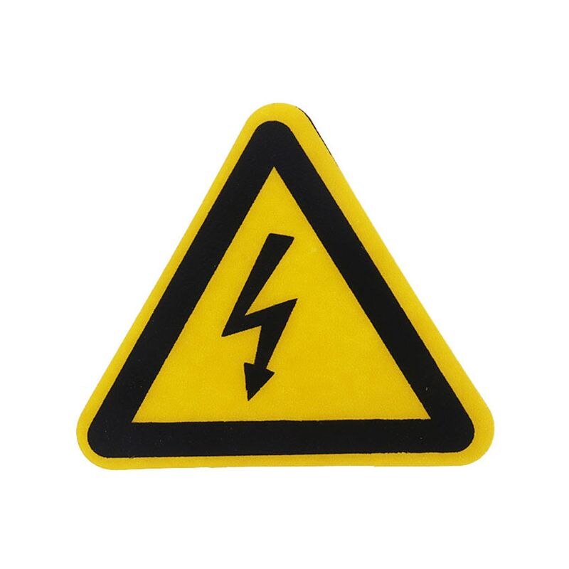 Advarselsmærkat klæbemærkater elektrisk stød fare fare meddelelse sikkerhed 25mm 50mm 100cm pvc vandtæt