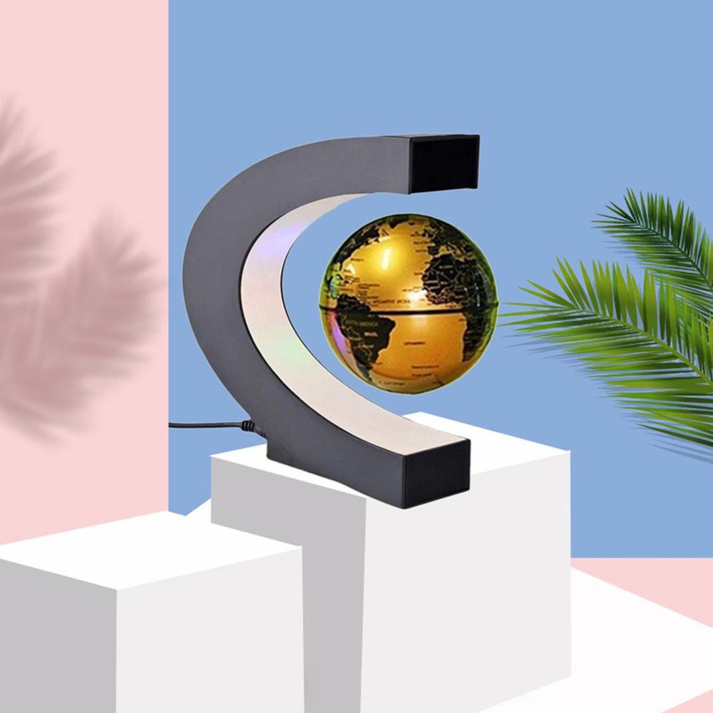 Globo flotante magnético de levitación antigravedad con mapa del mundo, con luz LED para niños, , decoración de escritorio de oficina en casa