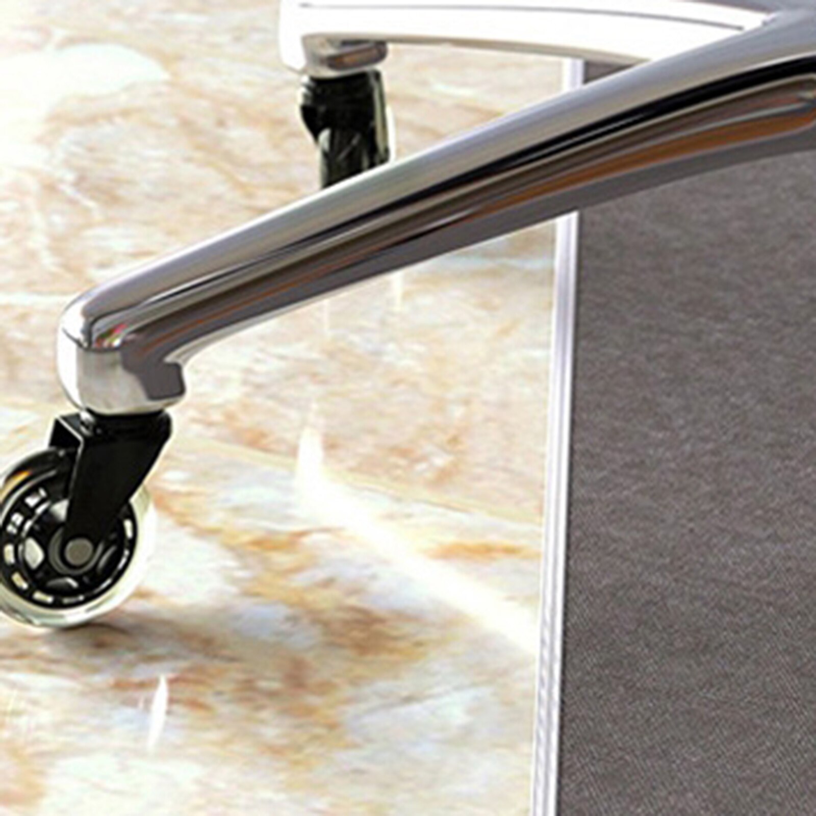 5Pcs Office Stoel Zachte Zwenkwielen 3Inch Universele Vervanging Rubber Caster Wielen Vloer Zachte Veilig Rollen Meubels Hardware