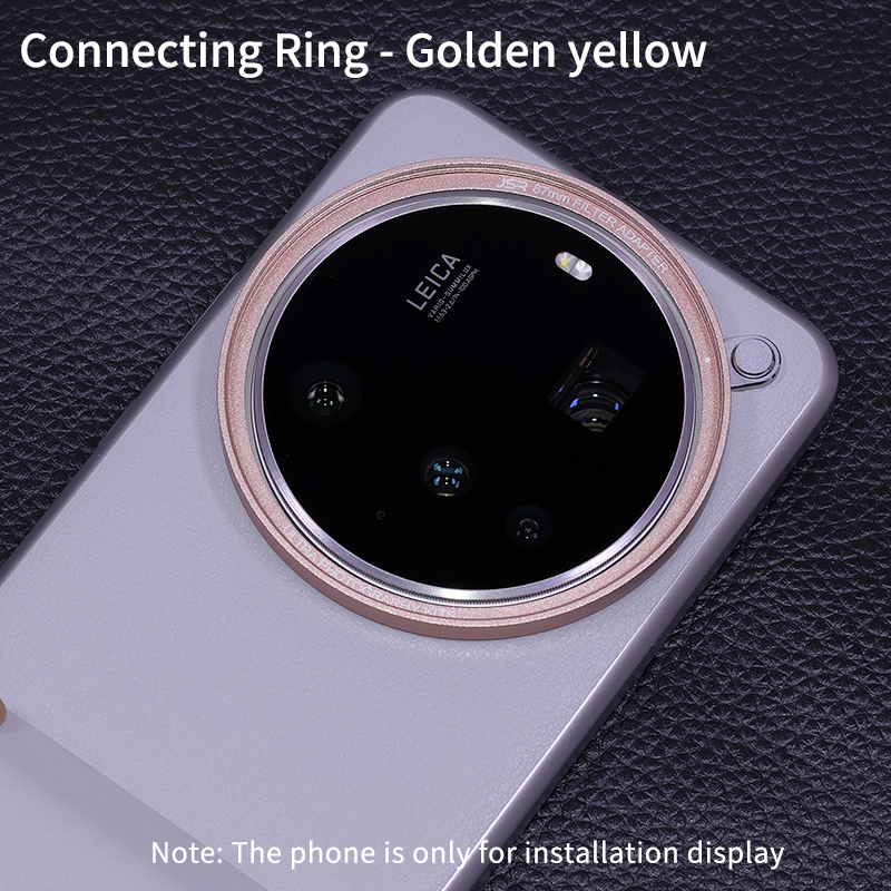 Für Xiaomi 15 Ultra Foto-Bausätze 67 mm Filter-Adapterring, Rahmen aus Aluminiumlegierung, Gegenlichtblende, kratzfeste, staubdichte Kappenabdeckung: Glasiert