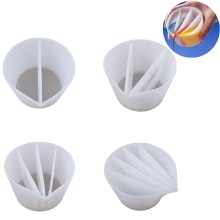 Clear Silicone Epoxy Resin Mixing Cups Distribution Measuring Cup DIY Epoxy Resin Tools For Jewelry Making Handmade Hobby Craft