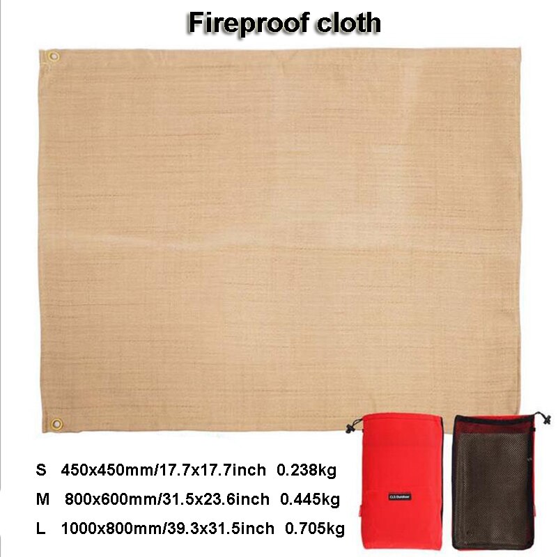 Heat Protector Fire Pit Mat Fire-Resistant for Decks Grill Floor Mat Outdoor, Solid Pad Grill Bonfires Fireplace Mat Fire