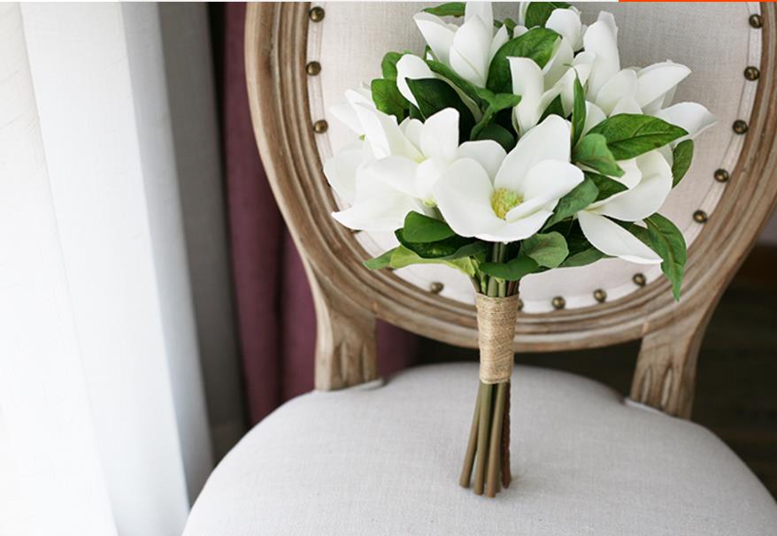 SexeMara Kunstmatige Bruiloft Wit Boeket Voor Brui... – Vicedeal