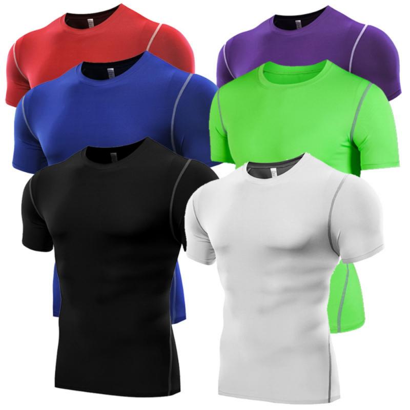 Newest Running T Shirt Quick Dry Fitness Shirt Training Exercise Clothes Gym Sports Tops Breathable Sport Vest