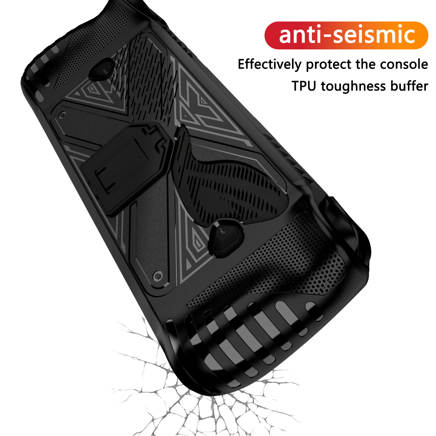 Pour ASUS ROG Ally X étui de protection avec support coque souple en Silicone TPU housse tout compris pour ROG ally X couverture