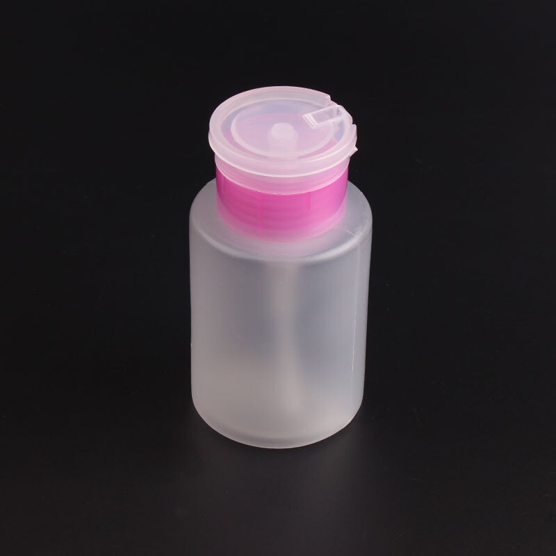 1 Pcs Lege Helder Pomp Dispenser Parfumflesjes Container Voor Aceton Polish Remover Vloeistof Essentiële Olie Reizen Flessen 150 ML