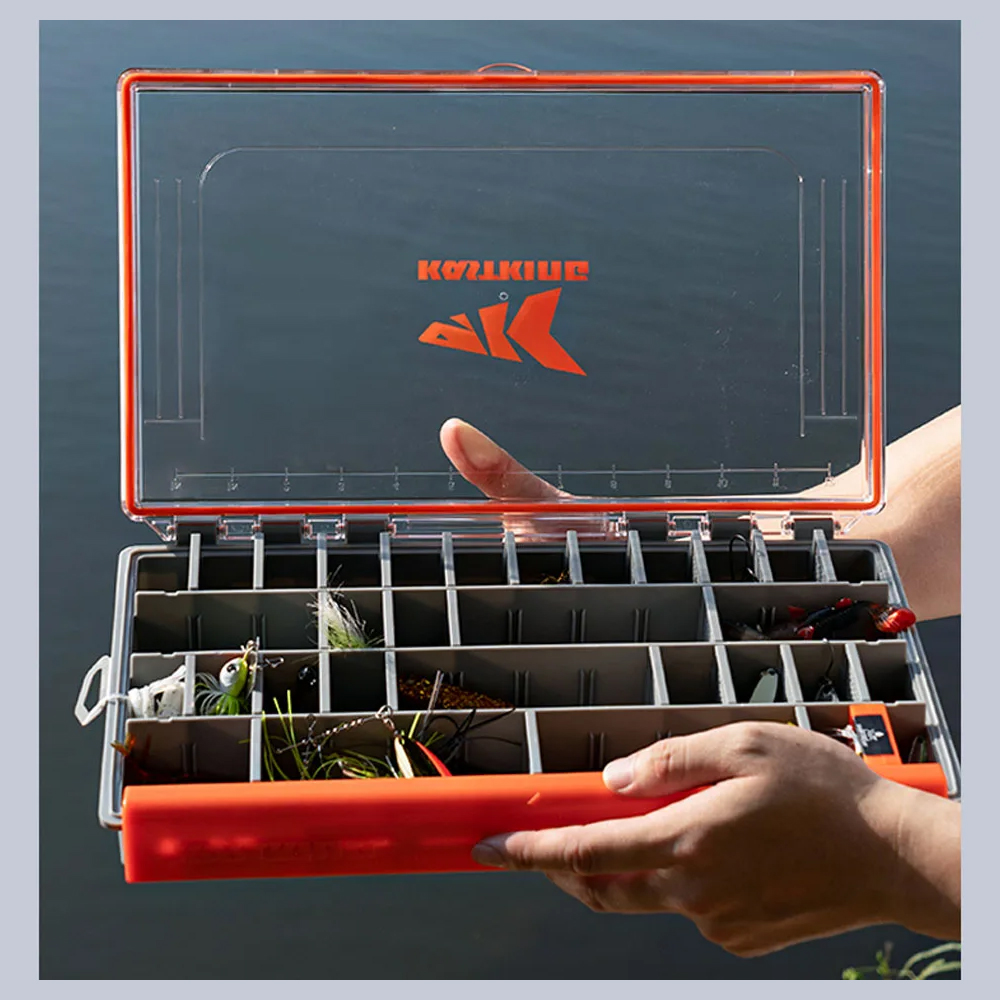 KastKing HyperSeal Waterdichte Vis Tackle Box - 3600 & 3700 Bakken - Verwijderbare Verdelers
