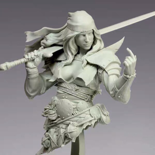 1/12 Resin Model Bust GK，Unassembled and unpainted kit