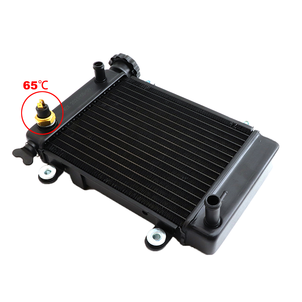 150cc 200cc 250cc vandkøling motorkøler radiator til motorcykel moto quad bike 4 x 4 atv utv buggy reservedele: Beige
