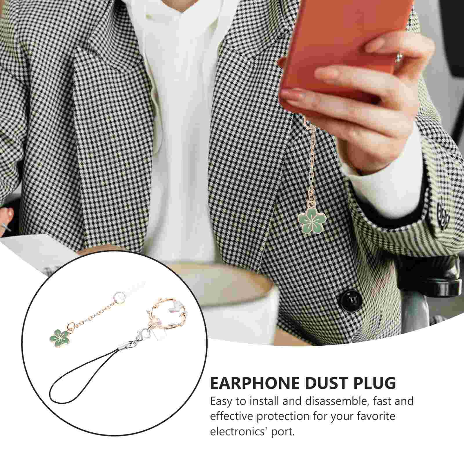 1 Set Of Cell Phone Anti Dust Plug Phone Props Practical Cell Phone Dust Plugs