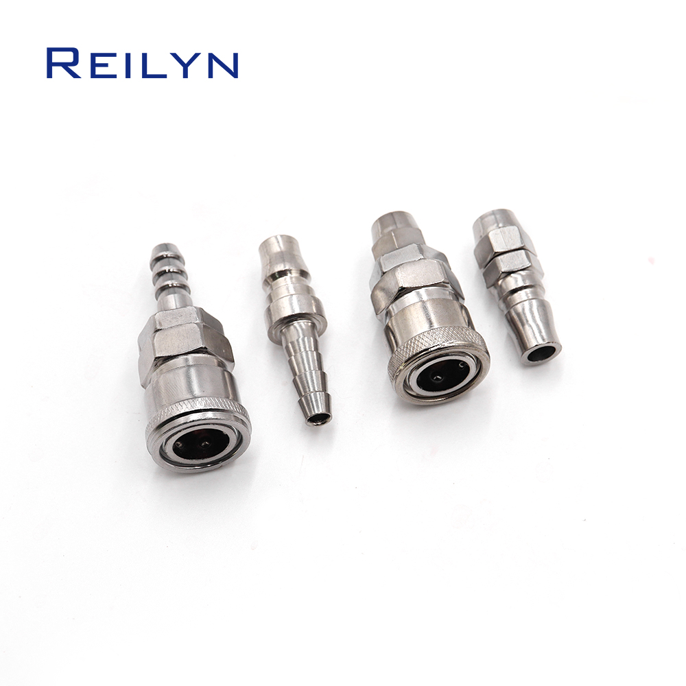 Air Compressor Fitting Hose Quick Coupling Pneumatic Connector Air Nailer Plug Pneumatic Tool Connector