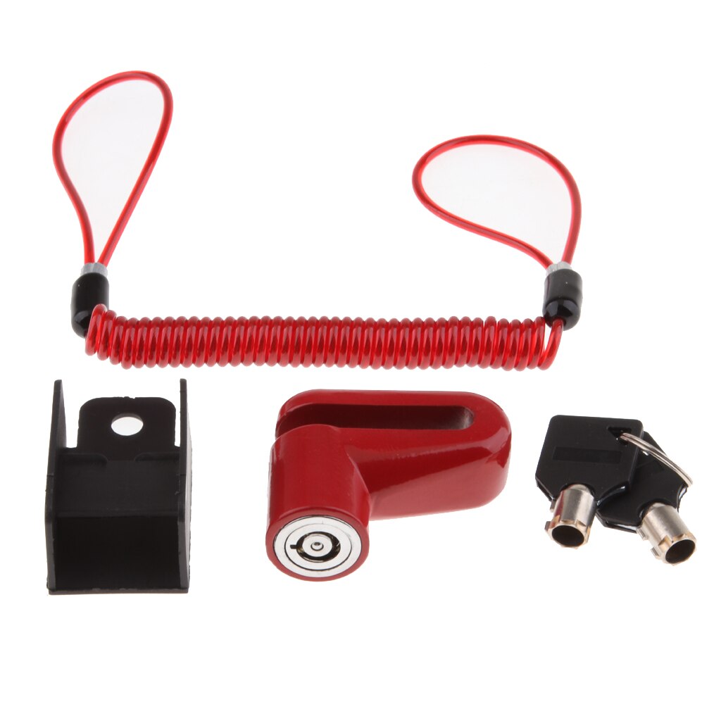 Scooter Anti-theft Steel Wire Lock Disc Brakes Wheels Locker For Xiaomi