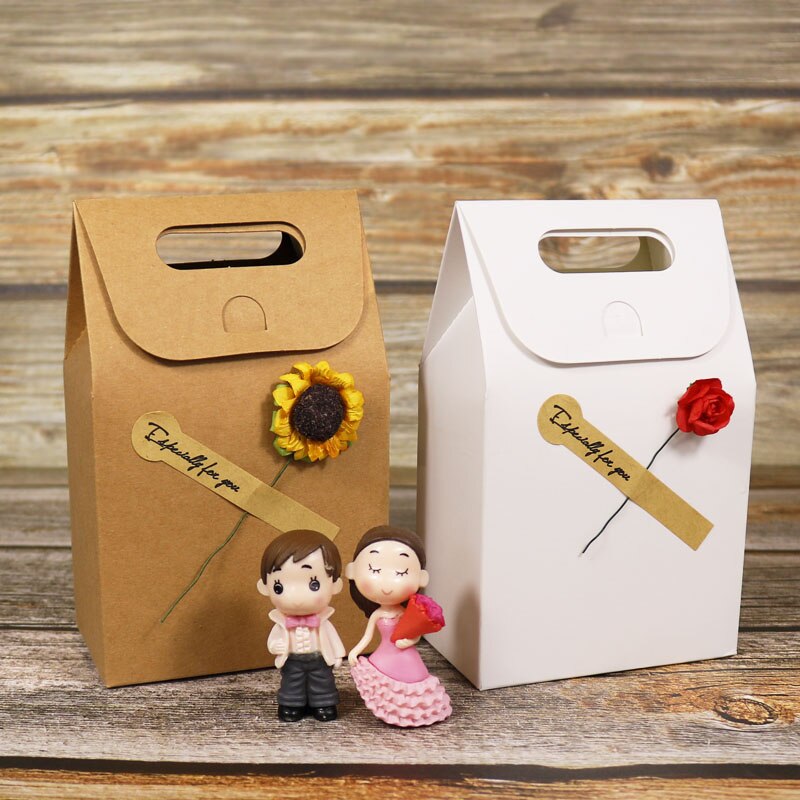 5 st vintage box påse med blomhantverk godis kaklådor skrivbord förvaring papperslåda brevpappershållare för kontorsskola