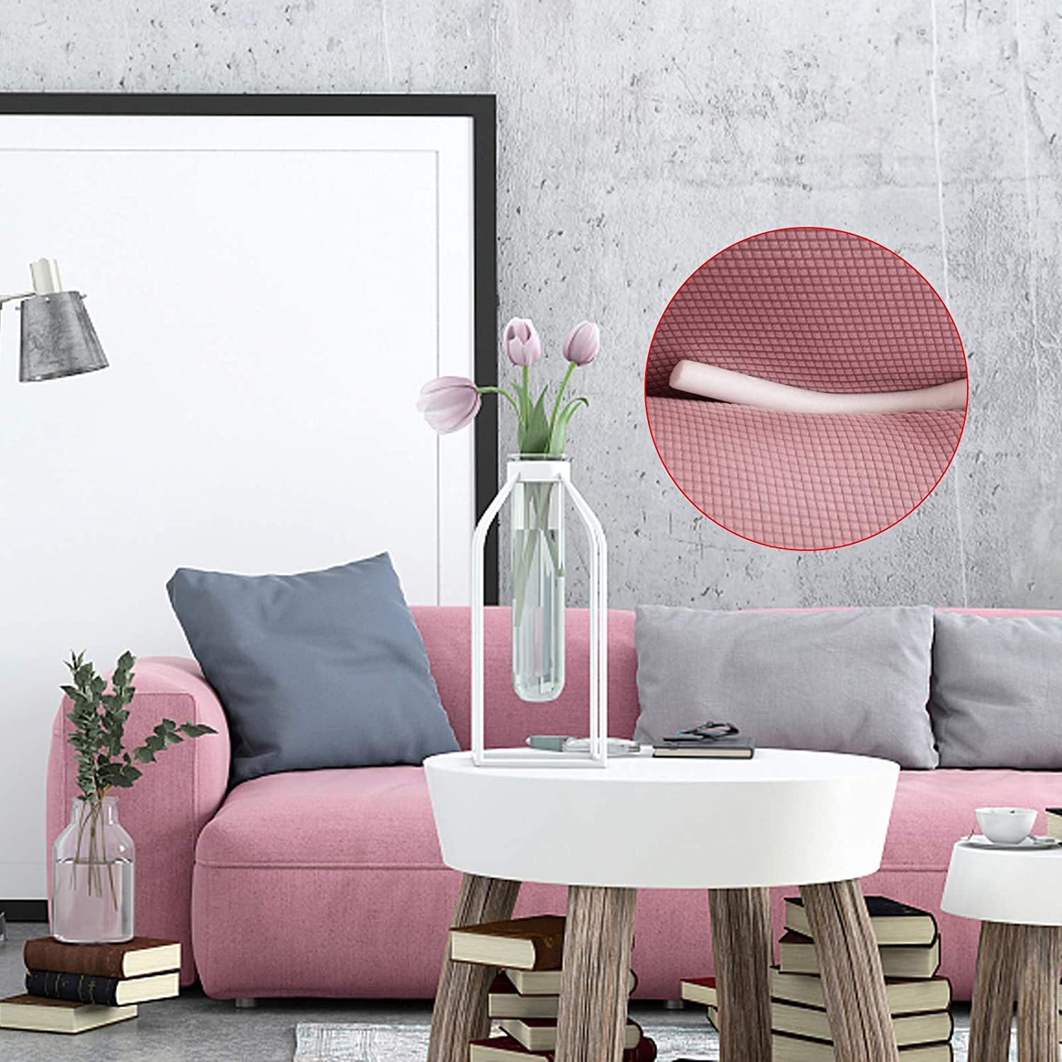 Lot de 14 bâtons antidérapants en mousse pour la maison et l&#39;appartement, housse extensible polyvalente pour canapé et causeuse