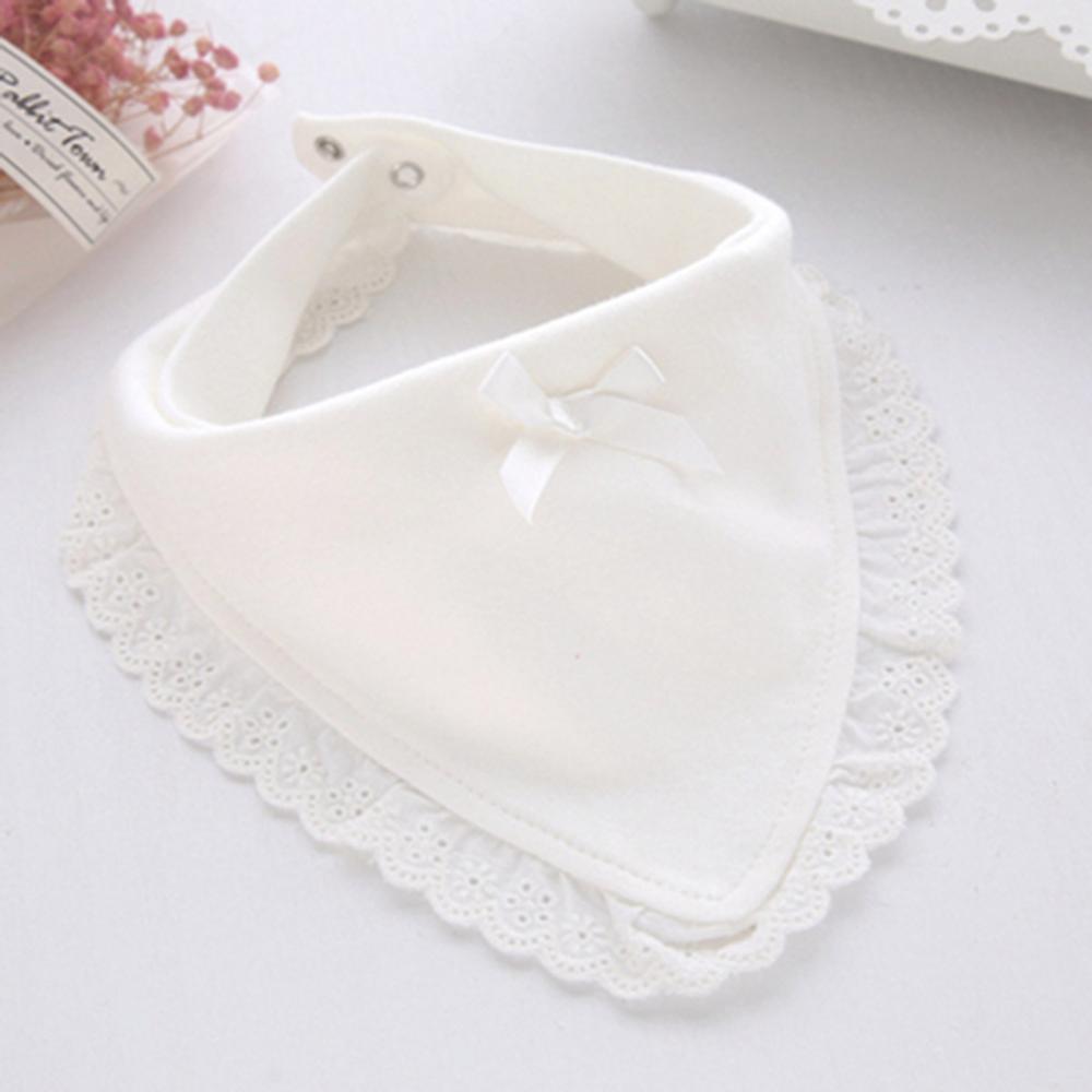 Baby Lätzchen Spuck Lätzchen & Spuck Tücher Baumwolle Spitze Bogen Baby Mädchen Reizende Nette Infant Speichel Handtücher Kinder Fütterung Speichel handtuch Babetes