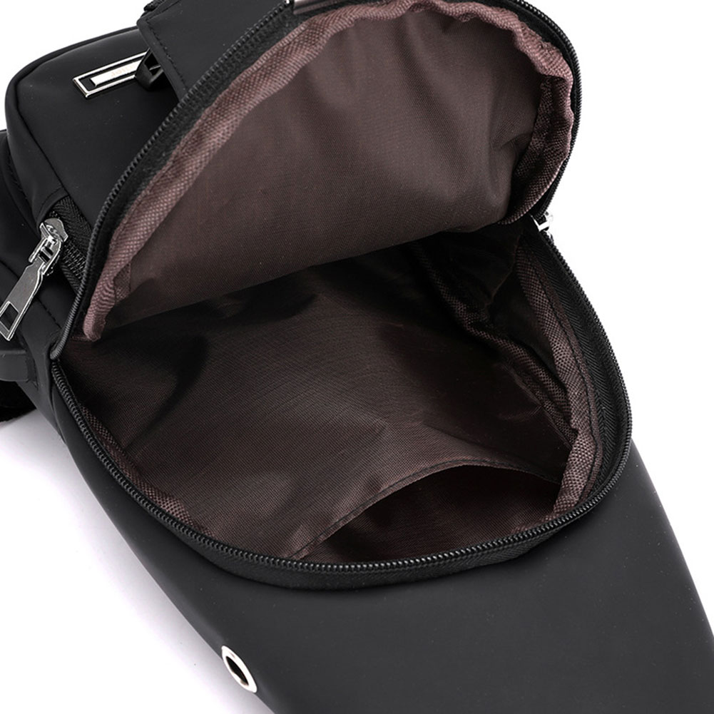 Bolso cruzado informal para hombre, bandolera de hombro a la con múltiples bolsillos, antirrobo, bandolera deportiva para el pecho, mochila para exteriores
