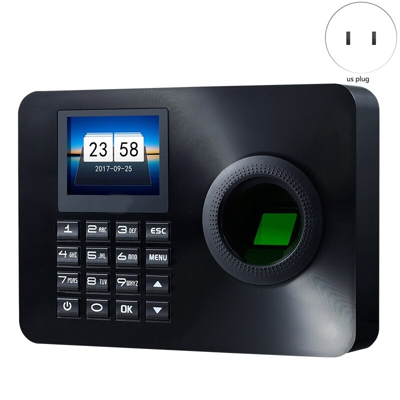 AAAJ-Time Attendance Machine 3000 Fingerprints 2.4inchligent Device